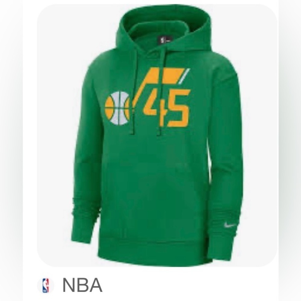 Nike Earned Green Utah Jazz Donovan Mitchell hoodie